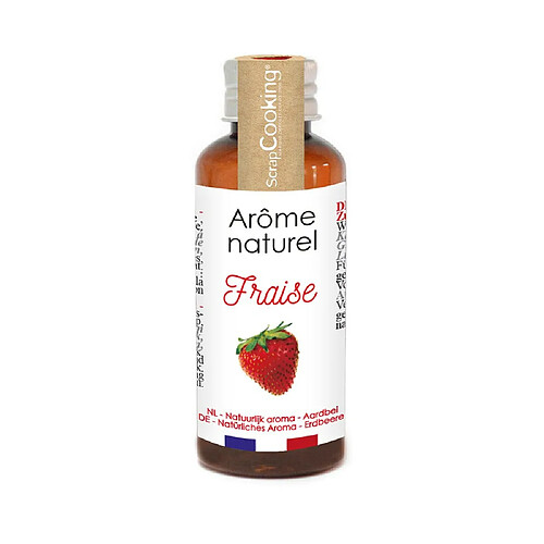 Scrapcooking Arôme alimentaire naturel liquide - Fraise 40 ml