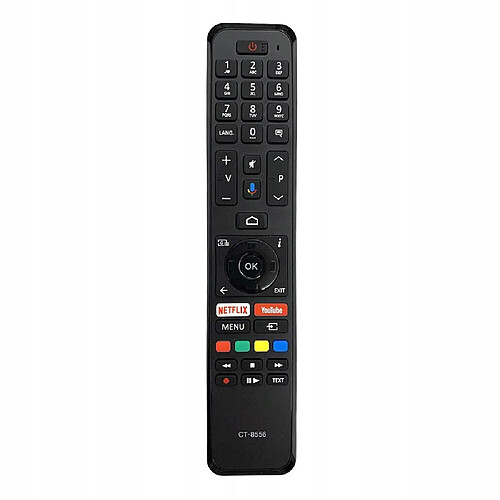 GUPBOO Télécommande Universelle de Rechange pour TOSHIBA Smart Voice TV Télécommande NETFLIX YouTube 4