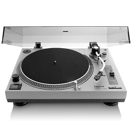 Lenco Platine vinyle à entraînement direct avec encodage USB/PC L-3810GY Gris