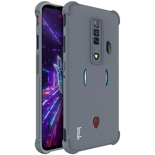 Coque en TPU IMAK anti-griffe avec airbags anti-chute, gris pour votre ZTE nubia Red Magic 7