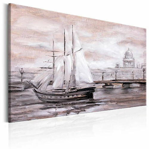 Paris Prix Tableau Imprimé Charming Port 80 x 120 cm