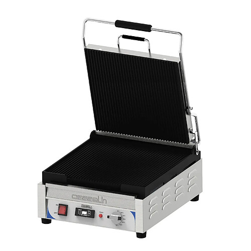 Grill Panini XL Premium Rainurée / Rainurée avec Minuteur - Casselin