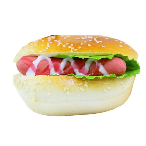 Wewoo Hamburger mignon Squishy Slow Rising Crème Parfumé Décompression Jouets Décoration Squeeze Enfants Jouet Saucisse Au Jambon