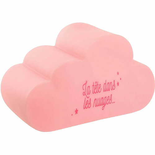 The Home Deco Kids Veilleuse pour enfants Nuage 15 x 25 x 12 cm Rose.