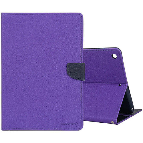 Wewoo Housse Étui Coque FANCY DIARY pour iPad 10.2 en cuir à texture croisée avec fente carte et support et portefeuille violet