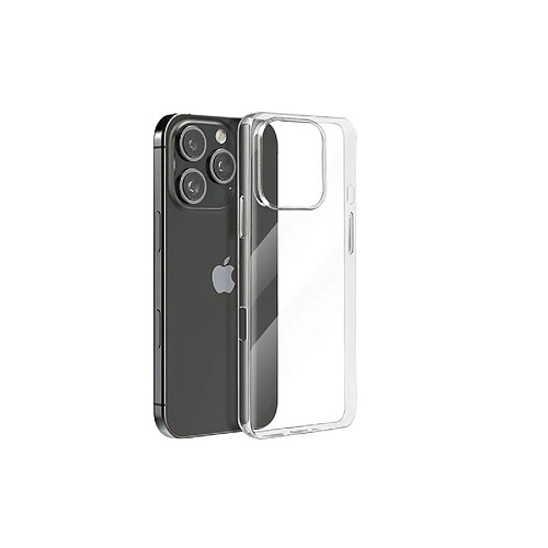 Pack coque et verre trempé 2,5D Moxie pour iPhone 16 Pro Transparent