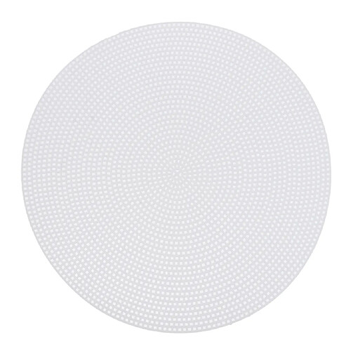 Toile Ronde De Maille D'accrochage De Tapis Blanc Pour Tapis Faisant Des Crochets De Verrouillage Artisanat 24cm