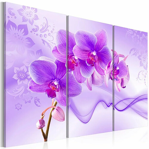 Paris Prix Tableau Imprimé Ethereal Orchid Violet 60 x 90 cm