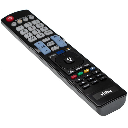 vhbw Télécommande remplace LG AKB73756567 télévision,TV - télécommande de rechange