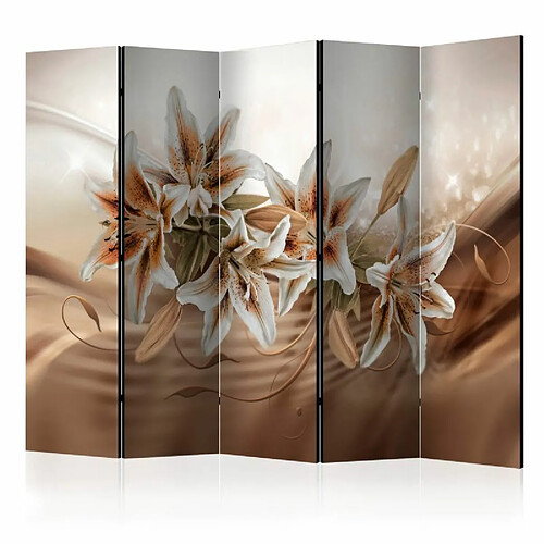 Paris Prix Paravent 5 Volets Chocolate Lilies 172x225cm