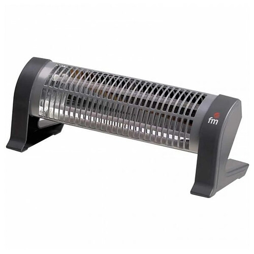 Totalcadeau Radiateur électrique d’appoint Gris - Chauffage d’appoint 2 niveaux de chaleur pas cher