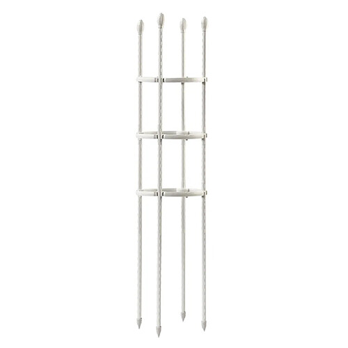 Anneaux De Support Pour Plantes Treillis De Jardin Plantes Grimpantes Fleurs Poussent Blanc