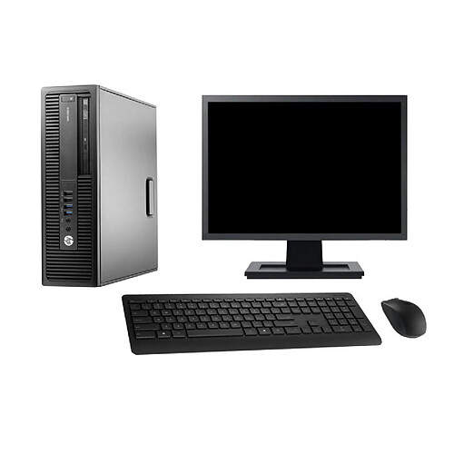 PC HP 800 G2 SFF Ecran 27" Intel G4400 RAM 16Go Disque 1To Windows 10 Wifi · Occasion