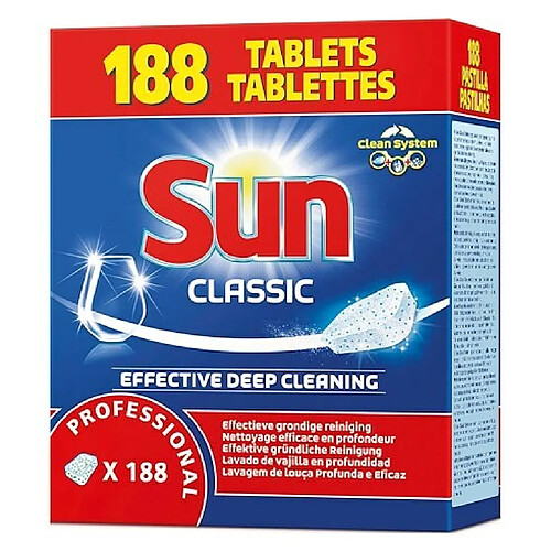 Tablettes Sun pour lave-vaisselle - Boîte de 188