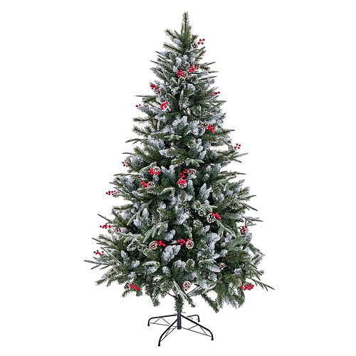 BigBuy Home Sapin de Noël PVC Enneigé 80 x 80 x 210 cm