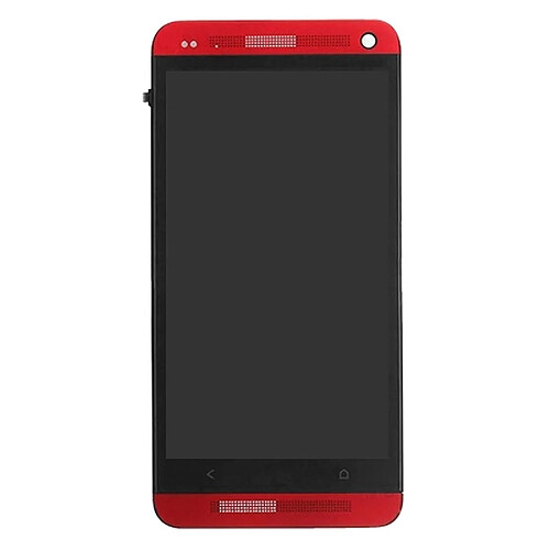 Wewoo Pour HTC One M7 / rouge 801e pièce détachée LCD Affichage + Écran Tactile Digitizer Assemblée avec Remplacement de Cadre