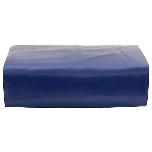 vidaXL Bâche bleu 5x6 m 650 g/m²