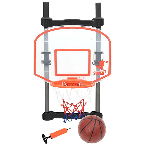 vidaXL Ensemble de basket réglable de porte pour enfants