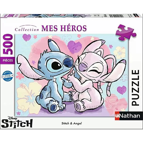 Ravensburger Puzzle 500 p Stitch et Angel - Disney