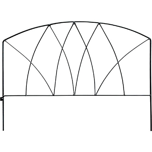 Maxiedge Bordure de jardin en fer forgé Victoriana Unitaire.