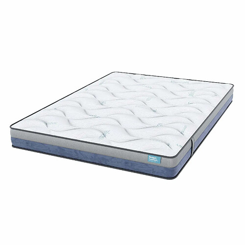 Matelas HR Viscogel Smart Resilence 140X190 16 cm Double Face Indépendance des Lits Fermeté Haute Dream Confort