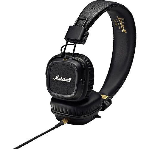 Casque filaire supra-aural Marshall Major II pliable, micro-casque noir · Reconditionné