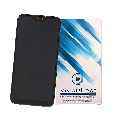 Visiodirect Ecran complet sur chassis pour HUAWEI P20 lite noir 5.84"" vitre tactile et ecran LCD Téléphone portable