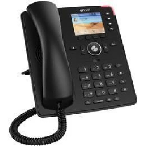 Snom Telefon D713 schwarz ohne Netzteil