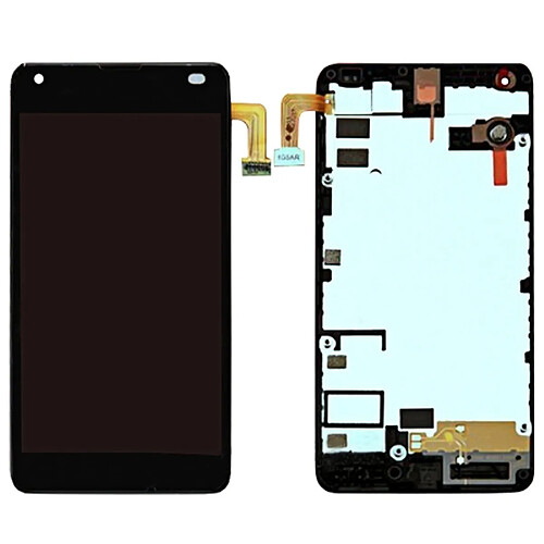 Wewoo Pour Microsoft Lumia 550 Écran noir LCD + Tactile Digitizer Assemblée avec Cadre pièce détachée