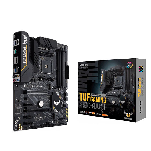 ASUS TUF Gaming B450-PLUS Carte Mère 32Go BGA 437 AMD AM4 ATX M.2 Aura Sync RGB Noir