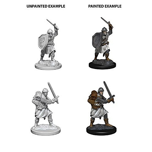 Wizkids Pathfinder Roleplaying Game Unpainted Miniatures Infantrymen