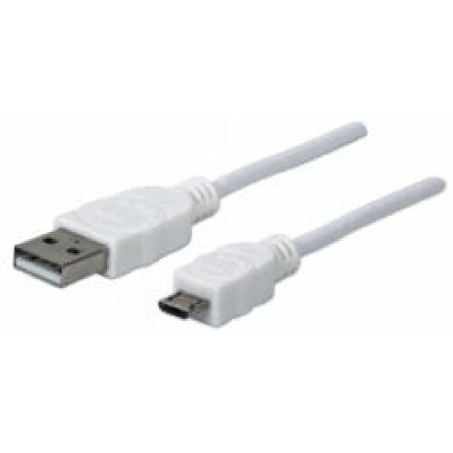 Arte Video Manhattan 324069 Câble USB 2.0 Blanc