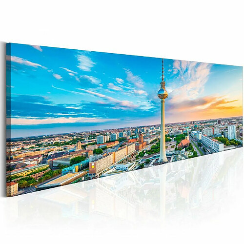 Paris Prix Tableau Imprimé Berliner Fernsehturm, Germany 45 x 135 cm