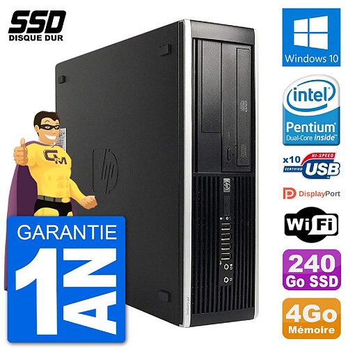 PC HP 8300 Elite SFF Intel G630 RAM 4Go SSD 240Go Windows 10 Wifi · Occasion