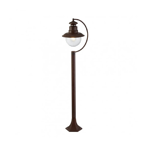 Searchlight Borne de jardin Station Acier Brun Rouille 1 ampoule 110cm