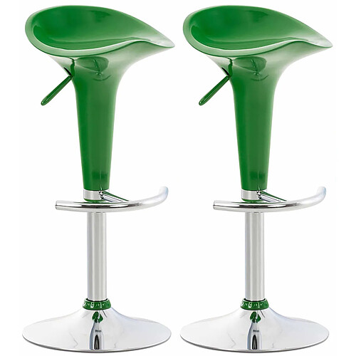 Non Lot de 2 tabourets de bar Saddle