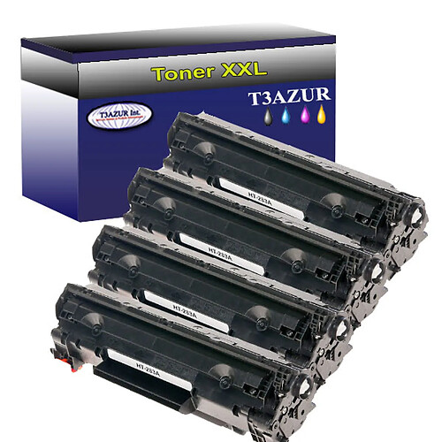 Lot de 4 Toners compatibles HP LaserJet Pro MFP M225dn, M225dw - 1 500p - T3AZUR