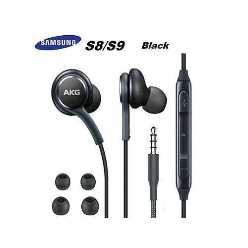 3.5Mm Akg Wire Headset In-Ear Avec Microphone Écouteurs Pour La Plupart Des Smartphones Noir