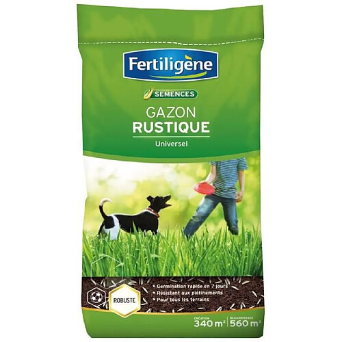 Fertiligene Graines Gazon Rustique Universel - 8,5 kg