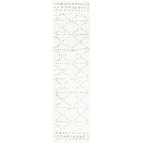 Hadorn Tapis 305x80 Blanc St. Gallen Folklore