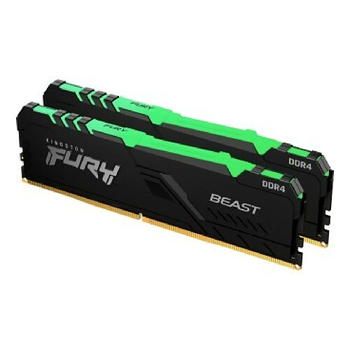 Mémoire RAM RGB Kingston Fury Beast KF432C16BBAK2/32 32 GB DDR4