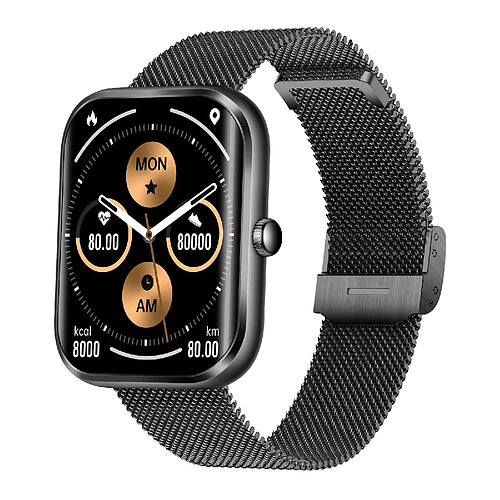 Yonis Montre Connectée Bluetooth 1.96' Multisport Etanche