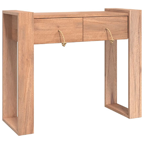 Maison Chic Table console | Meuble d'entrée | Table d'appoint 90x35x75 cm Bois de teck solide -GKD70153