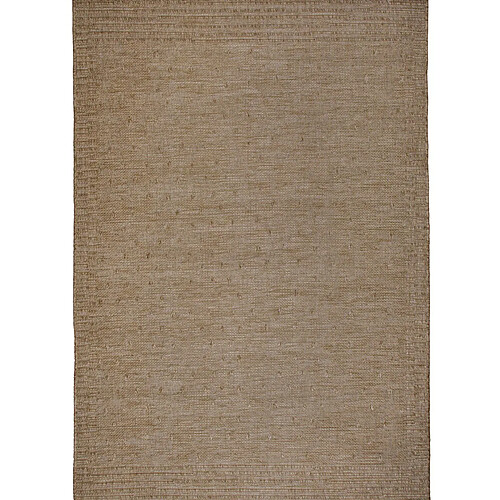 Thedecofactory JUTA ASPECT MOTIF - Tapis aspect jute à motif naturel 120x160