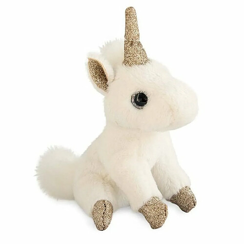 Porte-Clés peluche Licorne Or - Histoire d'Ours