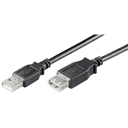 Alpexe Cable USB Mâle Femelle 2.0 noir 3m