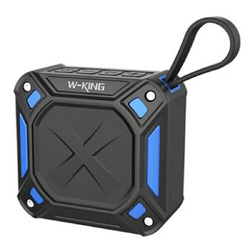 Wewoo Enceinte Bluetooth étanche S6 Portable Haut-Parleur Musique Sans Fil Radio Box Anti-goutte Extérieur Vélo Micro SD Noir + bleu