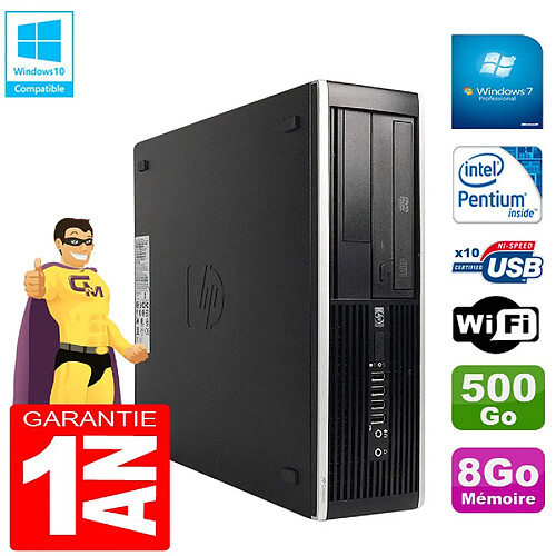 PC HP Compaq Pro 6300 SFF G630 RAM 8Go Disque 500Go Graveur DVD Wifi W7 · Occasion