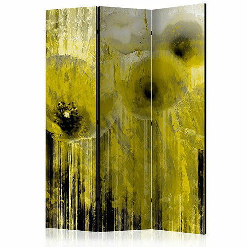 Paris Prix Paravent 3 Volets Yellow Madness 135x172cm