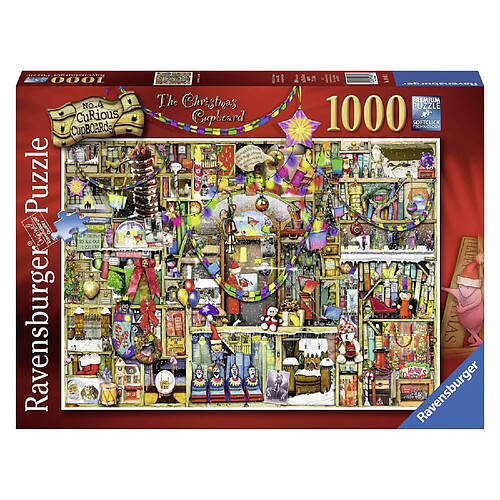 Ravensburger Puzzle 1000 pièces : La bibliothèque de Noël